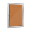 Enclosed Bulletin Board with Locking Door, Outdoor Bulletin Board Weatherproof,
