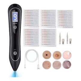 Pluma Cauterizador Quita Verrugas Lunares Pecas Y Manchas Recargable Con Luz Led