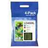 LC422XL Tintenpatrone, kompatibel mit Brother LC422 XL LC-422XLVAL für Brother
