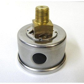 Mid-USA 100 PSI Oil Pressure Gauge 1/8" NPT Fitting Motorcycle (88004)