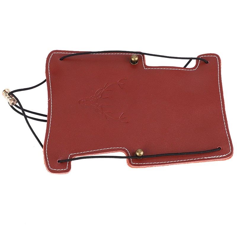 Cowhide Arm Protection Adjustable Arm Guard for Traditional Bow Hunting