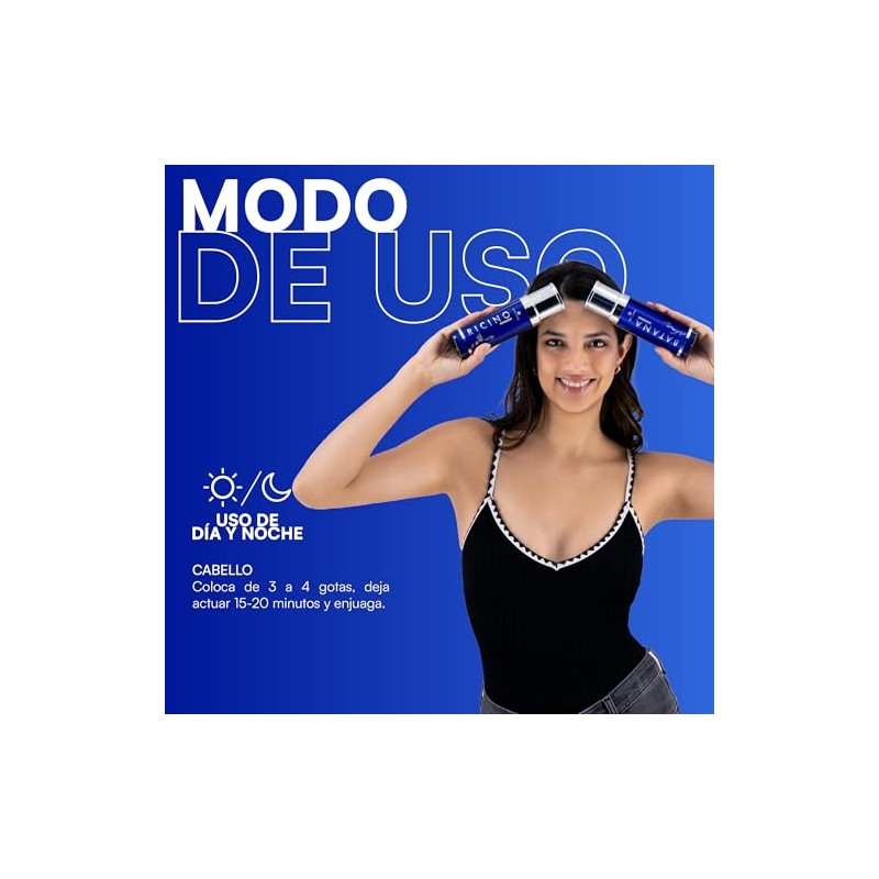 Aceite Esencial para Piel, Rostro y Cabello, Uso Cosmético (Ricino