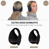 Basic Sense Winter Earmuffs, Camouflage and Ribbed Pattern Extra Wide