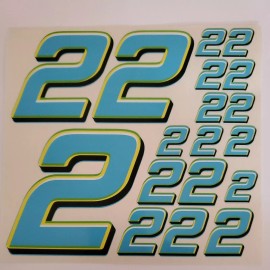 Unbranded Blue w/Yellow/Black