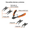Truper PIAN-4, Pinza para anillos de retención 6 1/2" con