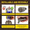 Refillable Butane Torch Lighter - Super Long Flame, Windproof, Adjustable