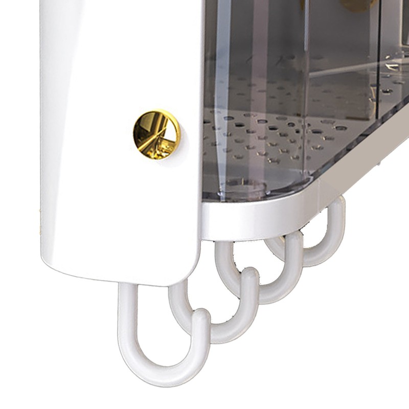 Utensil Drying Rack Chopstick Holder Wall Mounted Plastic Chopsticks Straws