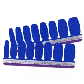 Color Street Nails ~ LAGOON ~ Blue Glitter Jelly Shade