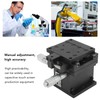 Manual Linear Stage Aluminum Alloy Black Anodized Surface XZ Axes
