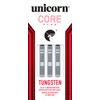 Unicorn Unisex Core Plus|Style 1|Steel Tip Darts, Silver / Black,