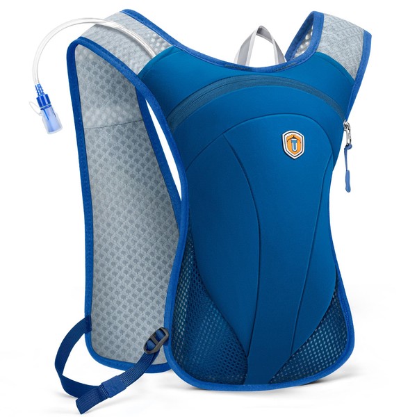 MIAOJIE Running Hydration Vest Backpack, Adjustable Chest Straps Running Hydration