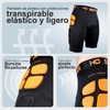 HO Soccer Impact Shield SR Goalkeeper Shorts, Unisex, Adult, Black,