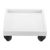 PATIKIL Square Planter Caddy with Wheels, 9.8 Inch Rolling Plant