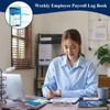 3 PCS Payroll Record Book Payroll Ledger Logbook Weekly Employee