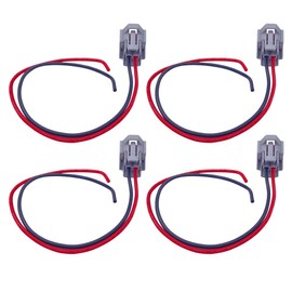 Amrxuts 4 conectores de inyector de combustible, enchufe eléctrico, coleta de desconexión rápida para Mazda, Mitsubishi, Nissan, Subaru, Toyota
