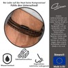Simaru Unisex Leather Bracelet Made in Germany, Genuine Leather Wrap