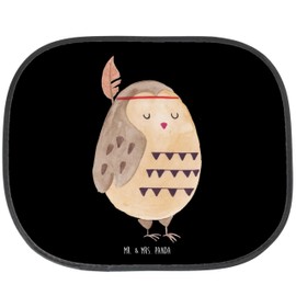 Mr. & Mrs. Panda Car Sun Shade Owl Feather Decoration Gift Sun Protection Car Window Life is an Adventure, Decoration, Car Sun Protection