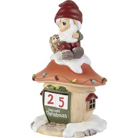 Precious Moments Countdown Calendar | Gnome Sweet Gnome For The Holidays | Resin Countdown Calendar | Whimsical Holiday Decorations & Gift | Hand-Painted