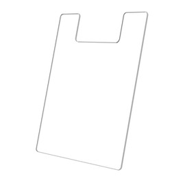 Clear Acrylic Literature Shield 8" x 10" for Brochure and Magazine Holders to Keep Papers from Falling Forward by Marketing Holders