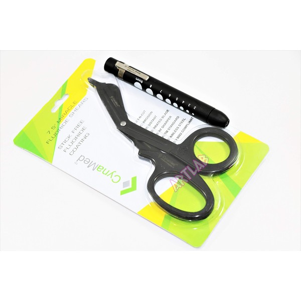 NEW SERRATED NON-STICK 7.5" EMT TRAUMA UTILITY BANDAGE SCISSORS WITH