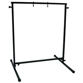 The Gong Shop Gong Stands / Support Gongs Up To 26” / Easy to set up and easy to hang Gongs / Black Gong Stand / Metal Gong Stand to Support Small Gongs 18" - 26" / Gong Not Included