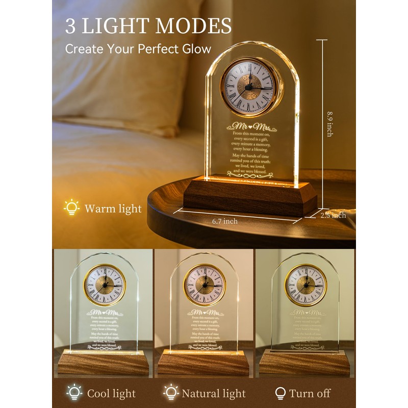 MakerTick Wedding Gifts for Couples 2026 - Mr & Mrs