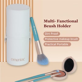 OMANIAC Makeup Brush Set 20Pcs with Storage Case.Used for Powder,Foundation,Highlight,Eye Shadow,Concealer,etc.Suitable for Makeup Beginners,Best Gift for Women/Girls（Blue）