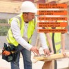 MELOTOUGH Contractor Pouch Electrician Tool Pouch Nail Screw Work Framer