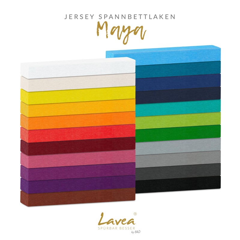 Lavea Jersey Fitted Sheet 200 x 220 cm - 40