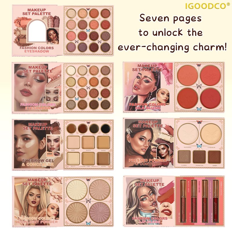 55 color eye shadow (model: IG3301) beauty makeup high gloss