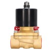 Solenoid Valve Brass Electric 2 Way 1/2in Normally Closed for