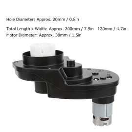 12V 16000RPM Electric Motor Gear Box, Kids Ride-Ons Gearbox, Suitable for Children's Car Toy Parts Mechanical Equipment, 550 WX‑1DL