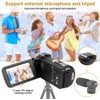 HAQJWMZC Video Camera Camcorder, Full HD 2.7K Camcorder 42MP 18X