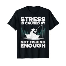 Funny Fishing Design For Men Women Bass Fly Fishing Lovers T-Shirt