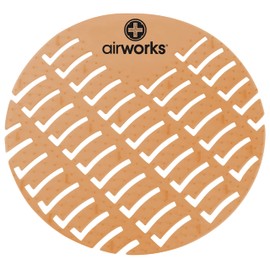 Hospeco - CC-006 Airworks AWUS006-BX Light Brown Cinnamon Urinal Screen (Box of 10)