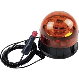 Berger & Schröter 8 LED rotating beacon, magnetic mounting, warning light, signal light, flash light, 12/24 V, magnetic base, suction base, fixed mounting