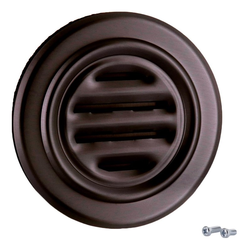 CRL 834DU Duranodic Bronze Aluminum 5-5/16" No-Draft Speak-Thru