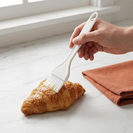 ZGGAZCA Heavy-Duty Nylon Pastry Brush, Great Basting Brush For Cooking And Baking, Heat Resistant Butter Brush For Food, Kitchen Brushes