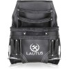 LAUTUS 오일 태닝 가죽 도구 파우치 백 블랙 목수 건설