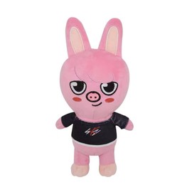 DUYAZHENLAODA Skzoo Plush Toy Stray Plush Cartoon Stuffed Soft Doll for Kids Adults Boys Girls Birthday Gifts (Pink Pig)