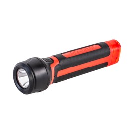 LifeGear Stormproof Signal Light with Rubberized Grip | Red Safety Light | Emergency Whistle