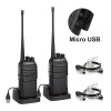 Radioddity GA-2S [2/4 Packs] UHF Long Range USB Two way