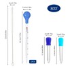 Pack of 4 Transparent Pipette with Cleaning Brush 10 ml