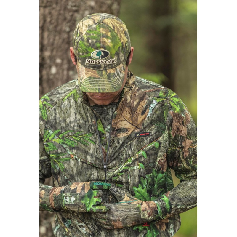 Mossy Oak Lightweight Camo Hunting Gloves