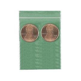 200 Bags of 1.5" x 2" 2 Mil Clear Plastic Reclosable Zip Poly Bags with Resealable Lock Seal Zipper