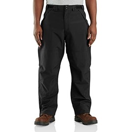 Carhartt mens Storm Defender Loose Fit Heavyweight (Big & Tall) Work Utility Pants, Black, XX-Large Tall US