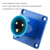 16Amp Plug, 3 Pin 240V IP44 2P+E Waterproof Industrial Connectors