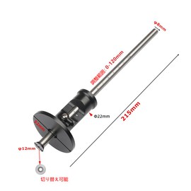 FTtool Woodworking Scribing Gauge Aluminum Blade Type Adjustable with Scale DIY Tool Black HRGJ96-BL