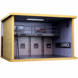 Display Case for 1/24 Scale Diecast Cars and Speed Champions Cars with Clear Acrylic and LED Lighting Double Layer , NOT INCLUDED The CARS and MODELS (1:24 Showroom Double Layers)