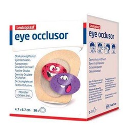 Leukoplast Eye Occlusor, Box of 30, Junior Size 2 1/2" x 1 7/8"